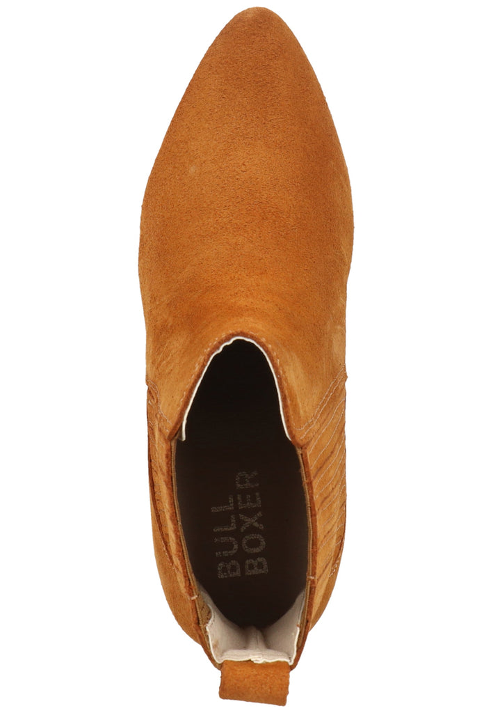 Bullboxer Stiefelette Veloursleder Cognac