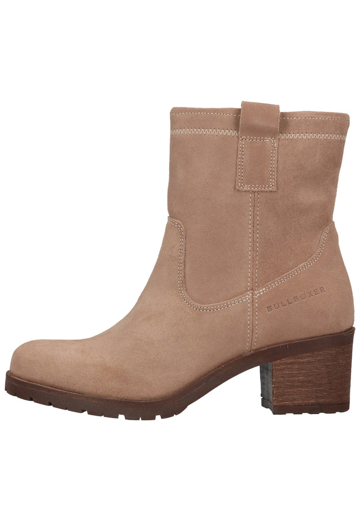 Bullboxer Stiefelette Veloursleder Taupe