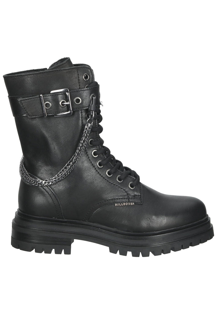 Stiefeletten Bullboxer Stiefelette Leder Schwarz