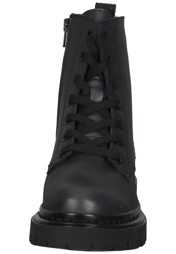 Stiefeletten Bullboxer Stiefelette Leder Schwarz/Schwarz