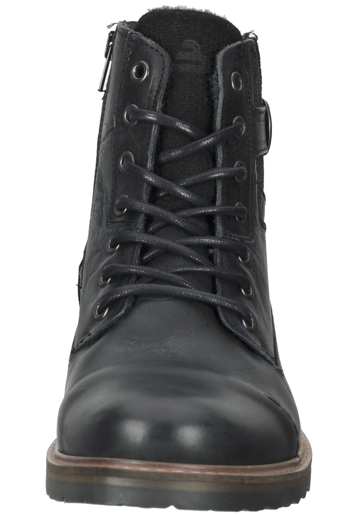 Stiefeletten Bullboxer Stiefelette Leder/Textil Blau Warmfutter