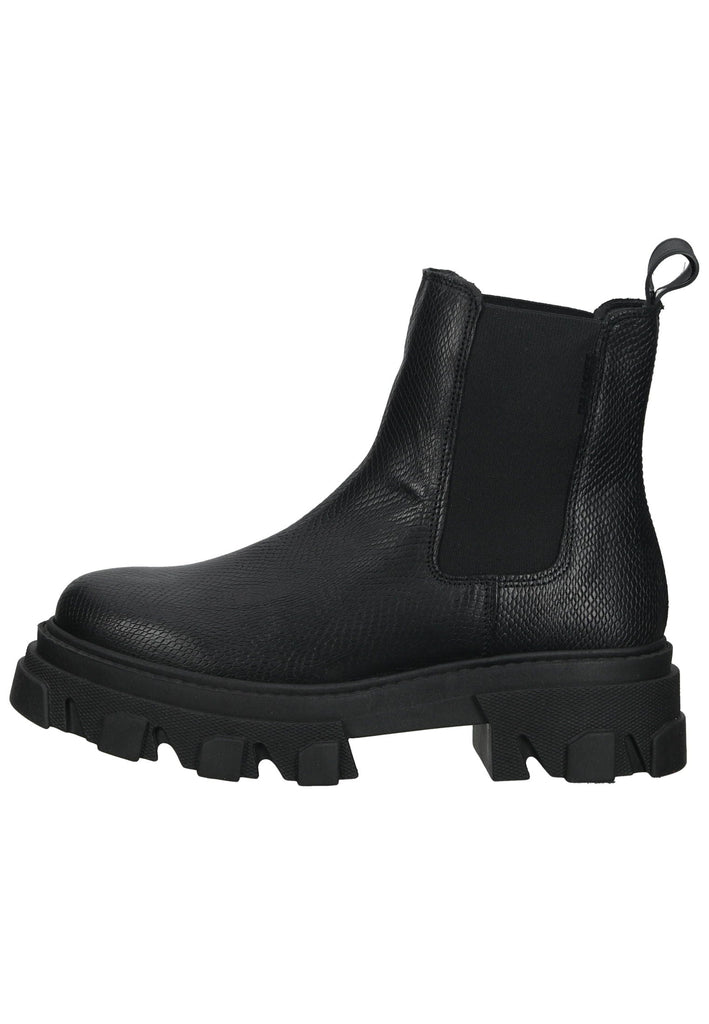 Stiefeletten Bullboxer Stiefelette Leder/Textil Schwarz