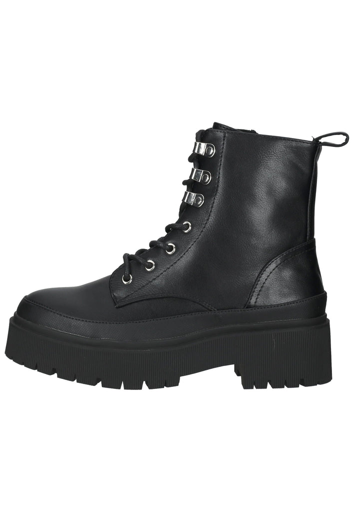 Stiefeletten Bullboxer Stiefelette Lederimitat Schwarz
