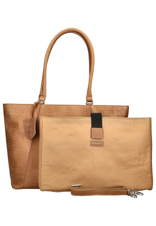 BURKELY Taschen Leder Beige