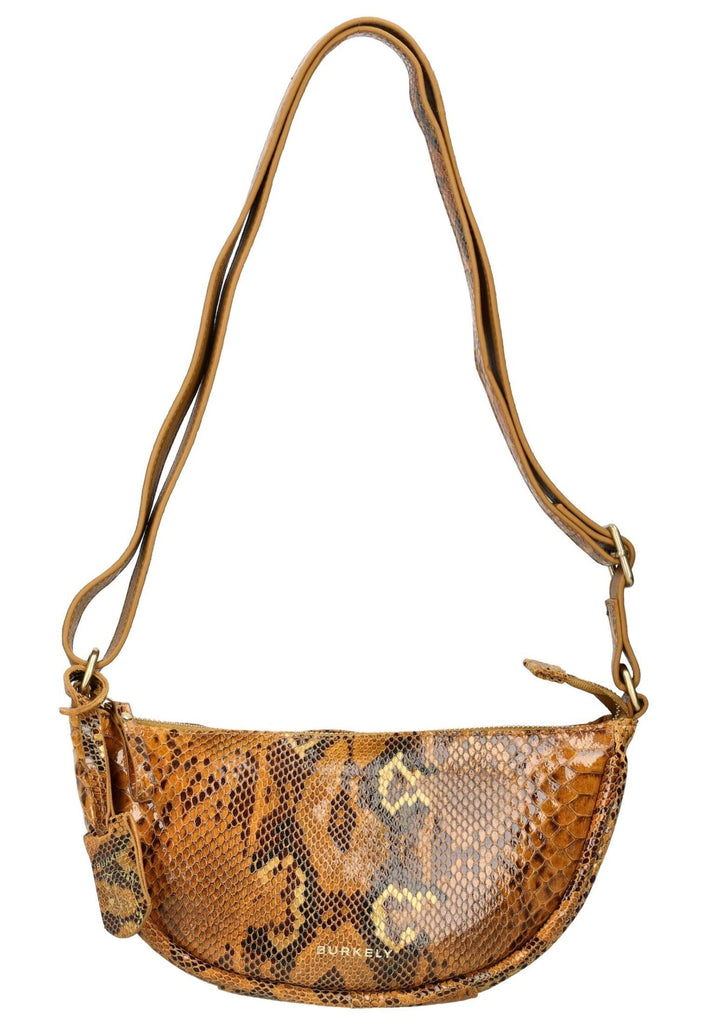 BURKELY Taschen Leder Braun/Gelb