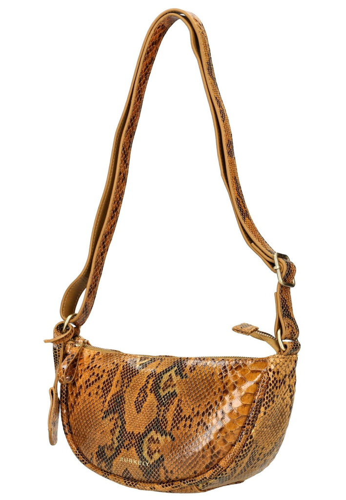 BURKELY Taschen Leder Braun/Gelb