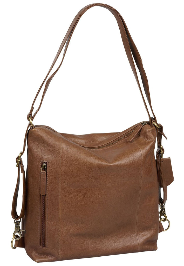 BURKELY Taschen Leder Cognac