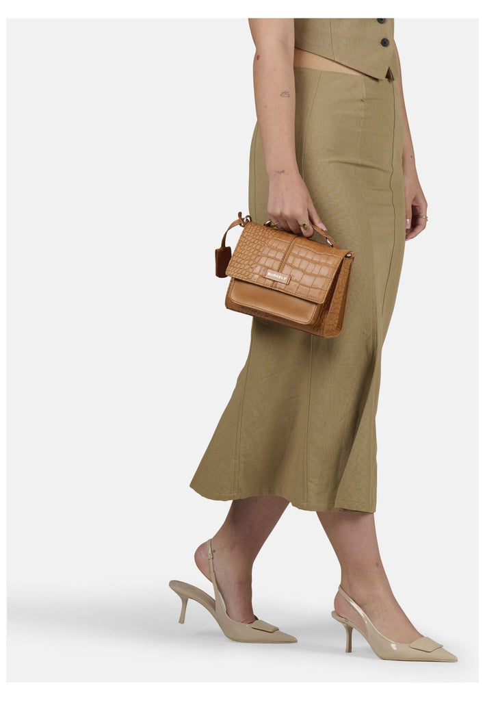 BURKELY Taschen Leder Cognac