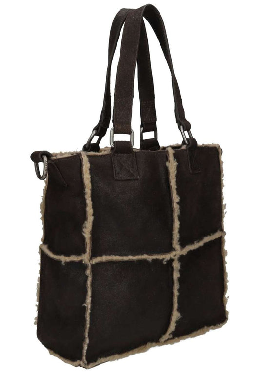 BURKELY Taschen Leder Dunkelbraun
