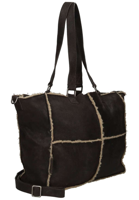 BURKELY Taschen Leder Dunkelbraun
