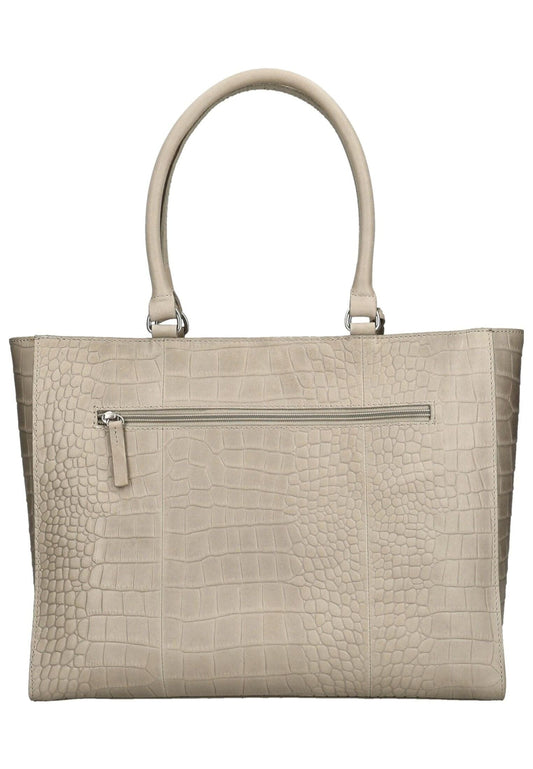 BURKELY Taschen Leder Grau
