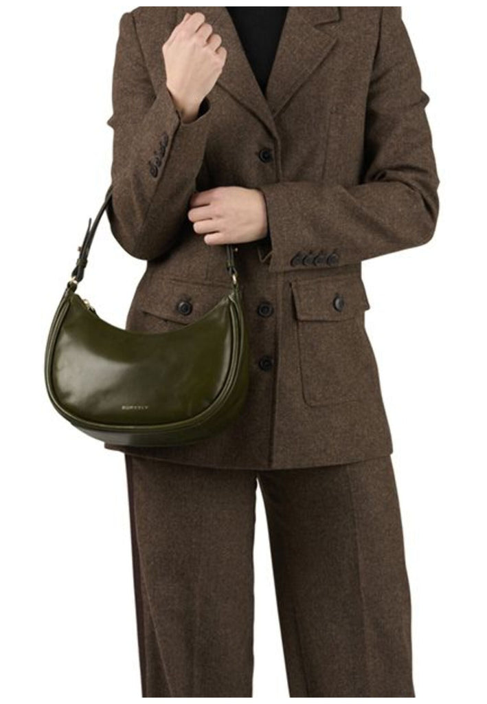 BURKELY Taschen Leder Olive