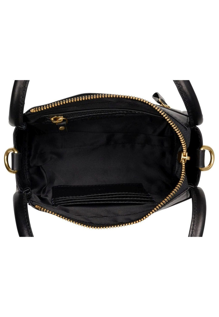 BURKELY Taschen Leder Schwarz