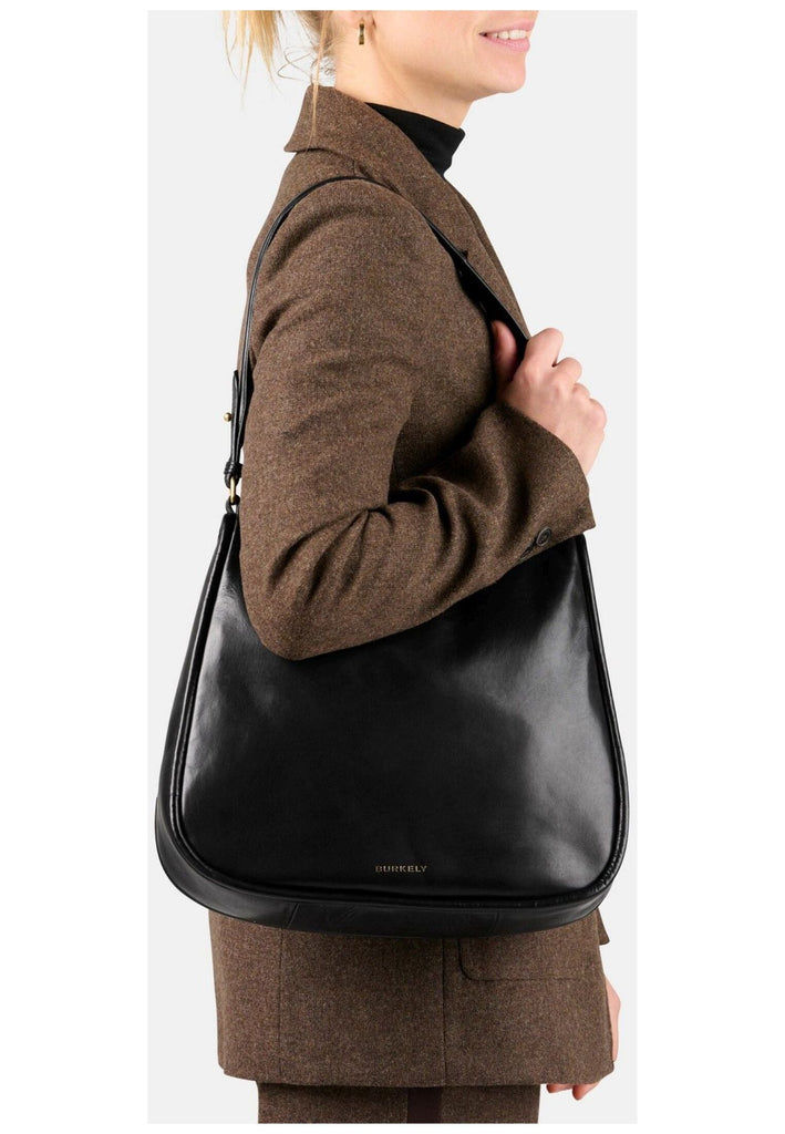 BURKELY Taschen Leder Schwarz