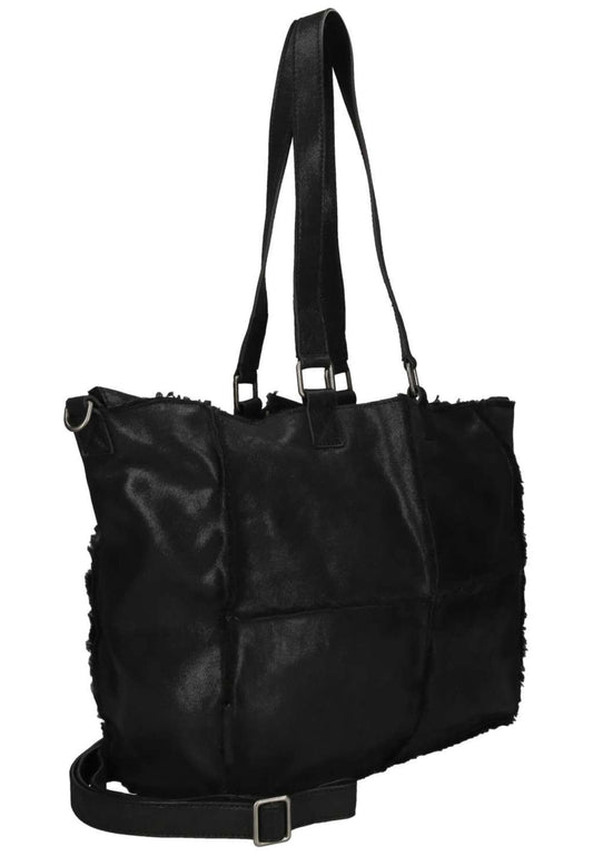 BURKELY Taschen Leder Schwarz