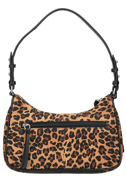 BURKELY Taschen Veloursleder Leopard