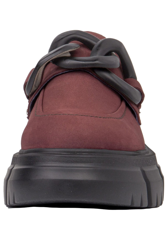 CallagHan Slipper Leder Dunkelrot