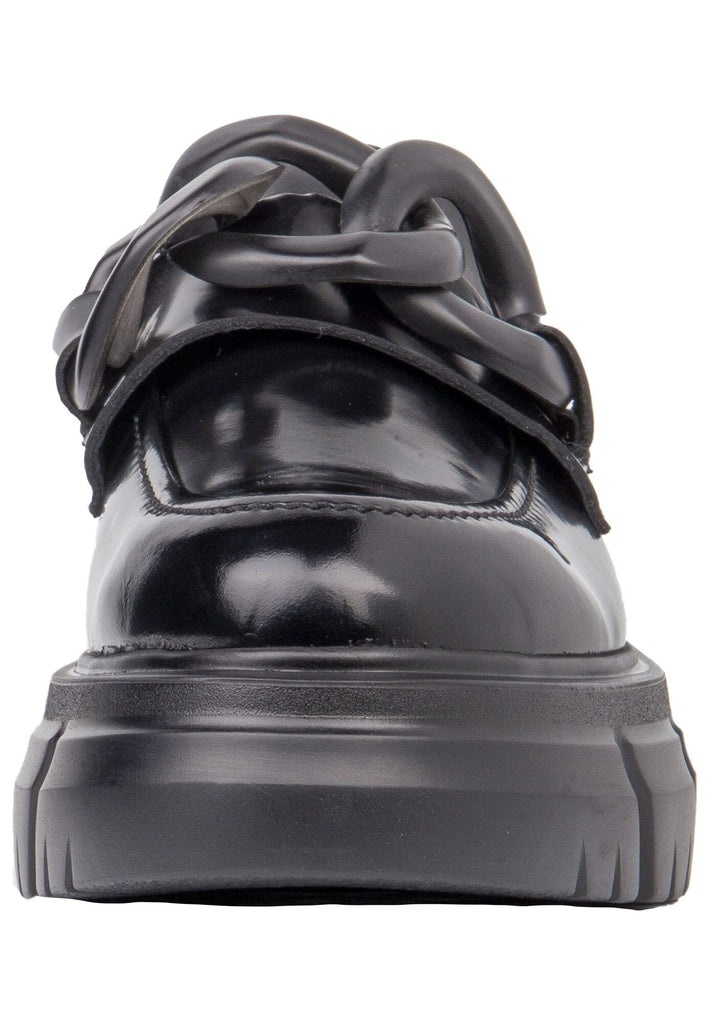 CallagHan Slipper Leder Schwarz