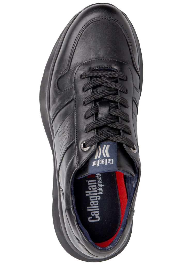CallagHan Sneaker Leder Schwarz