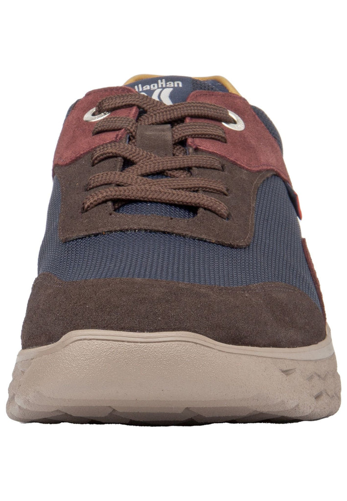 CallagHan Sneaker Leder/Textil Braun/Blau