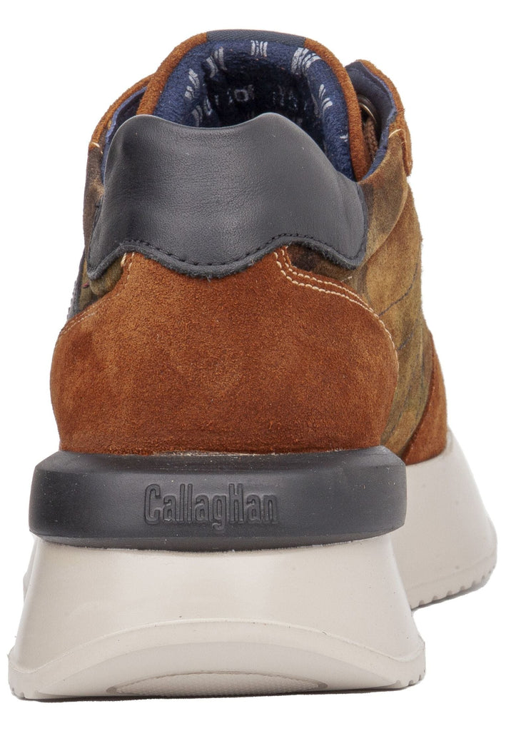 CallagHan Sneaker Leder/Textil Braun/Grau