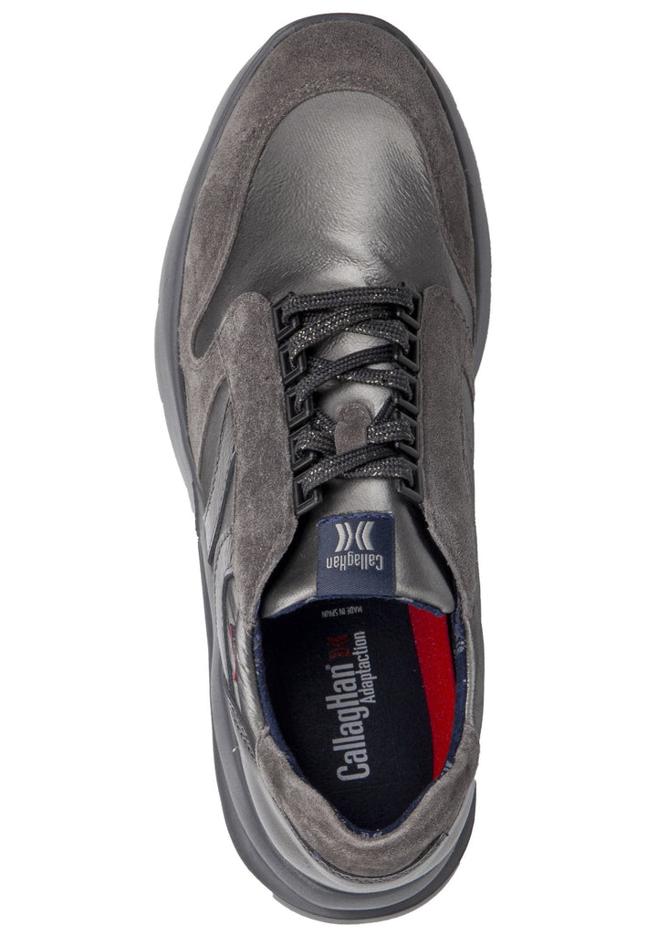 CallagHan Sneaker Leder/Textil Grau