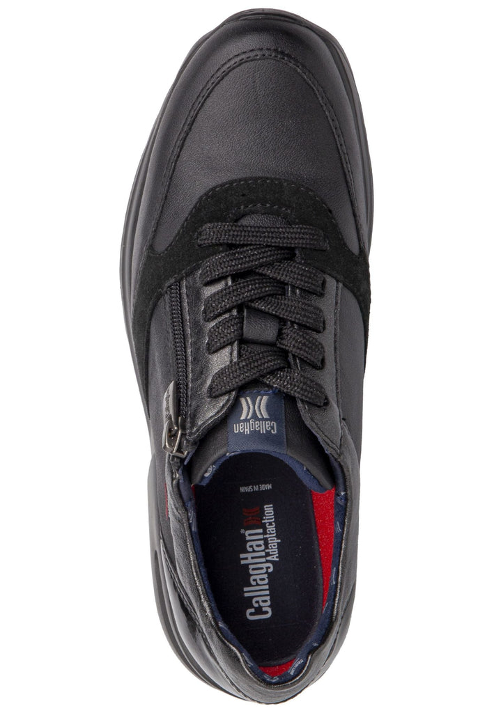 CallagHan Sneaker Leder/Textil Schwarz