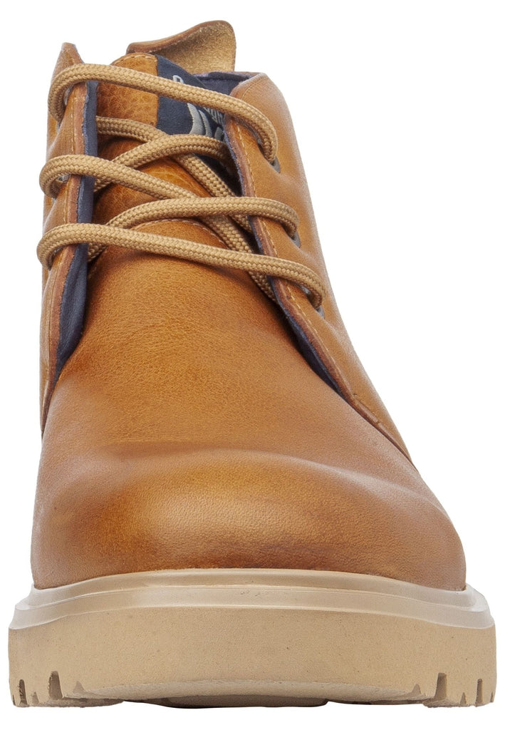 CallagHan Stiefelette Leder Mittelbraun