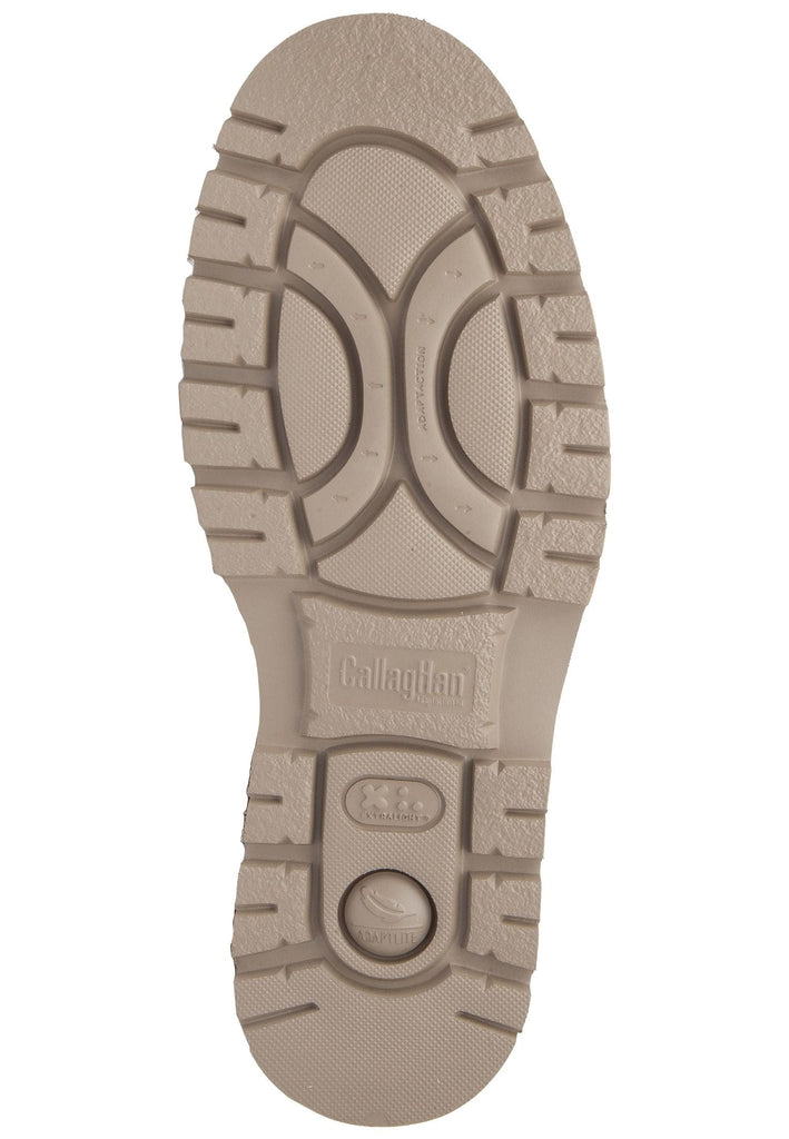 CallagHan Stiefelette Leder/Textil Beige
