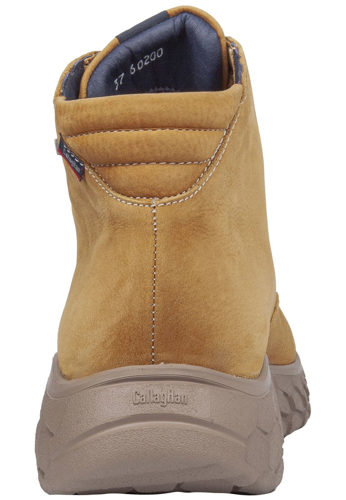 CallagHan Stiefelette Leder/Textil Beige