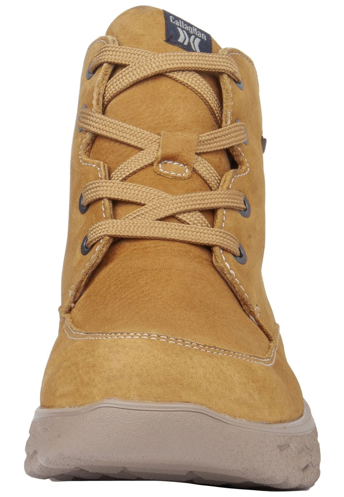 CallagHan Stiefelette Leder/Textil Beige