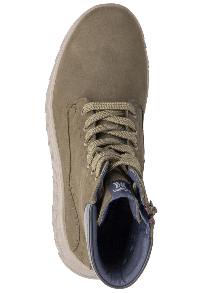 CallagHan Stiefelette Leder/Textil Forest