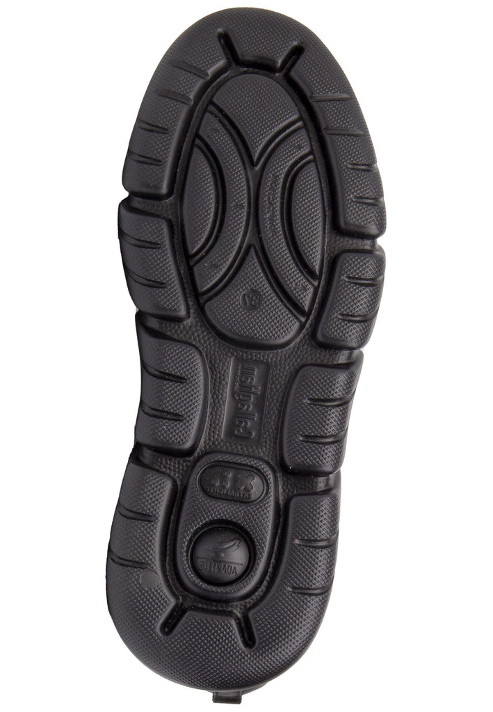 CallagHan Stiefelette Leder/Textil Schwarz