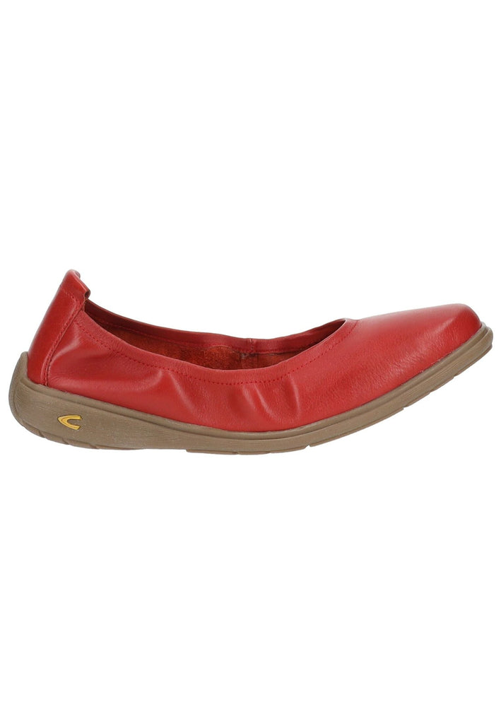 camel active Ballerinas Nappaleder Rot