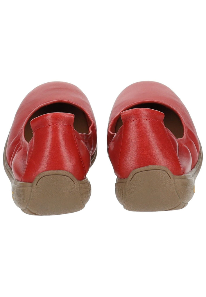camel active Ballerinas Nappaleder Rot