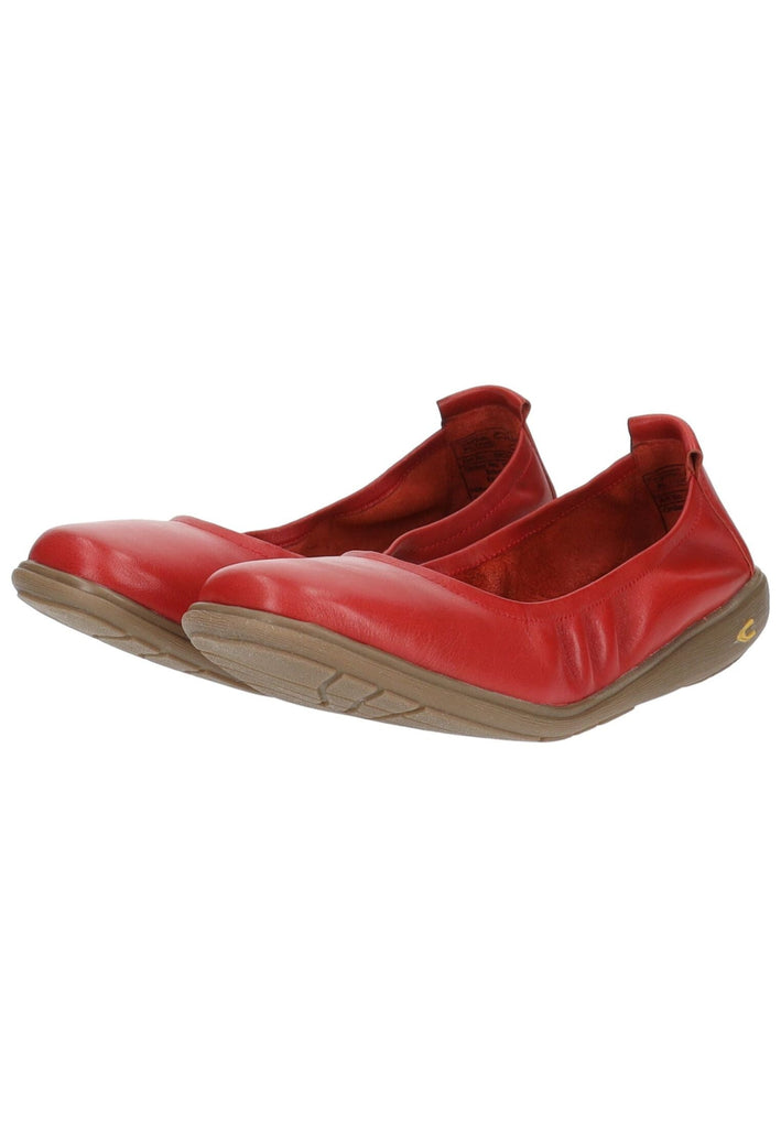 camel active Ballerinas Nappaleder Rot