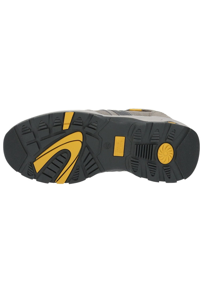 camel active Halbschuhe Nappaleder Grau