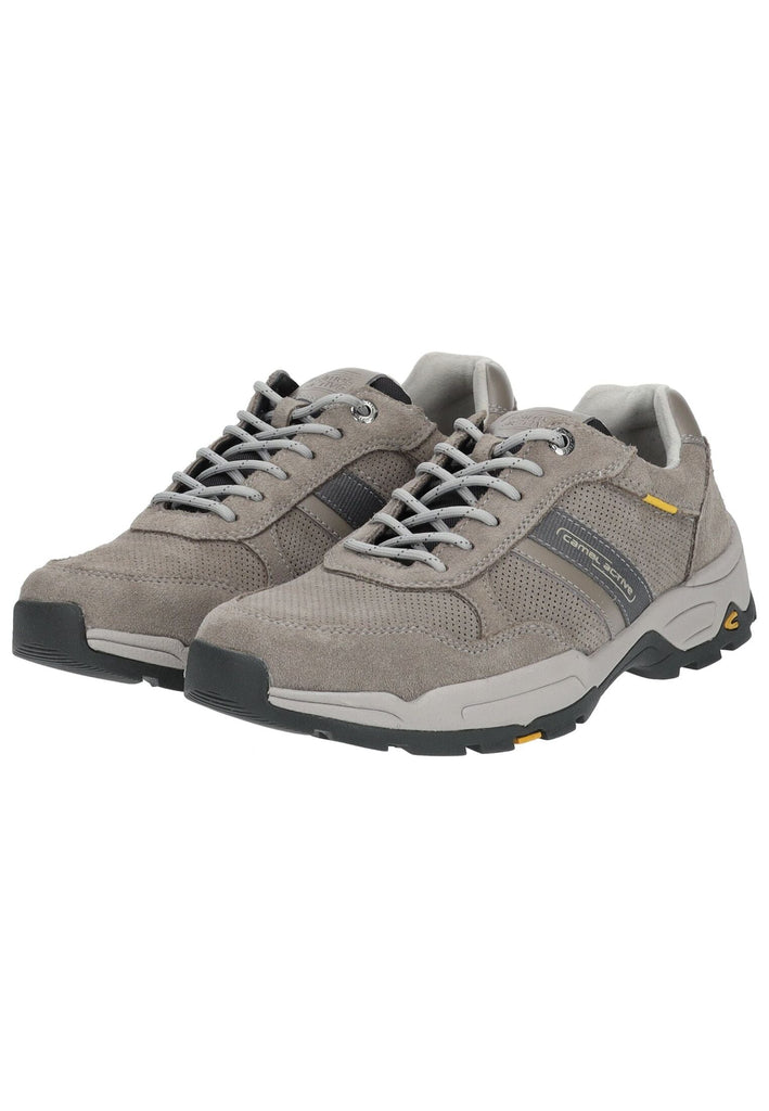 camel active Halbschuhe Nappaleder Grau