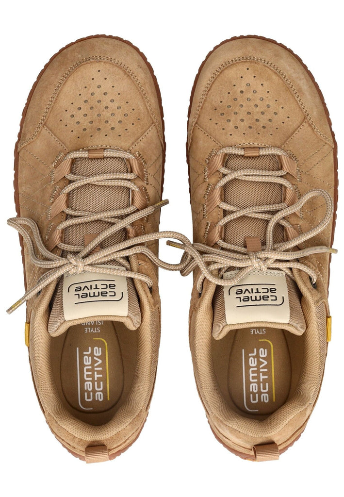 camel active Halbschuhe Veloursleder Beige