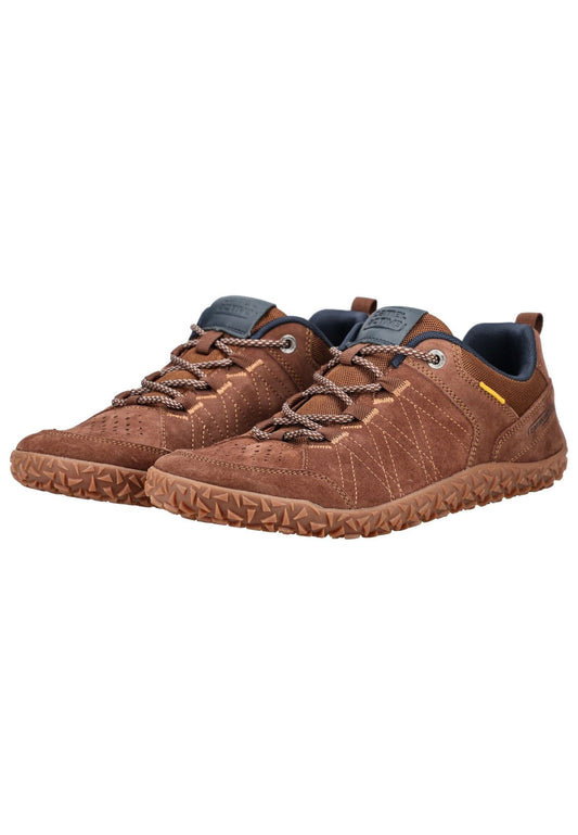 camel active Halbschuhe Veloursleder Braun/Blau