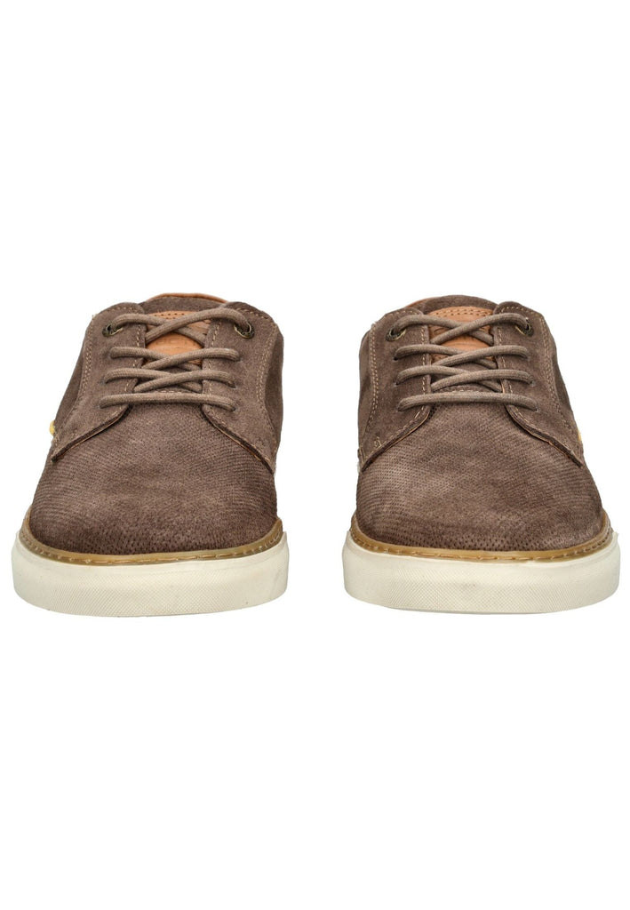 camel active Halbschuhe Veloursleder Taupe