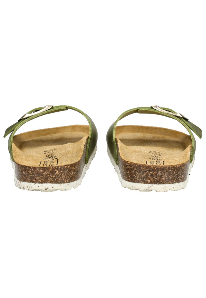 camel active Pantoletten Leder Grün