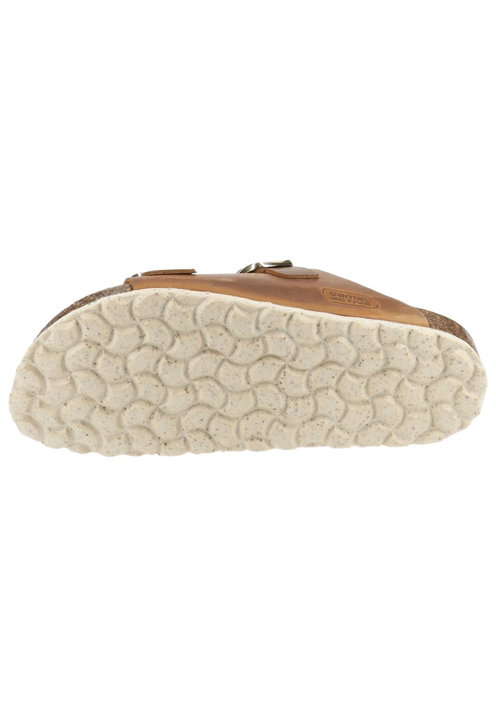 camel active Pantoletten Leder Natur