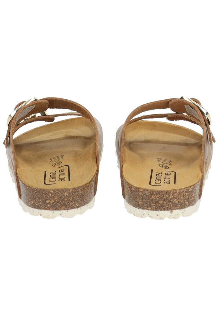 camel active Pantoletten Leder Natur