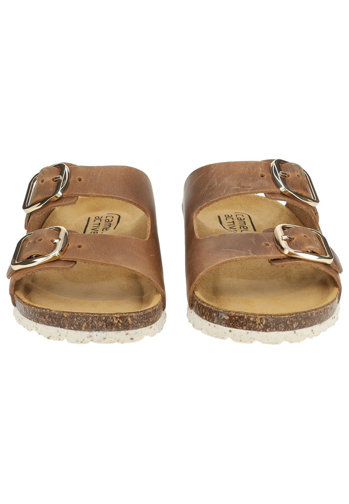 camel active Pantoletten Leder Natur