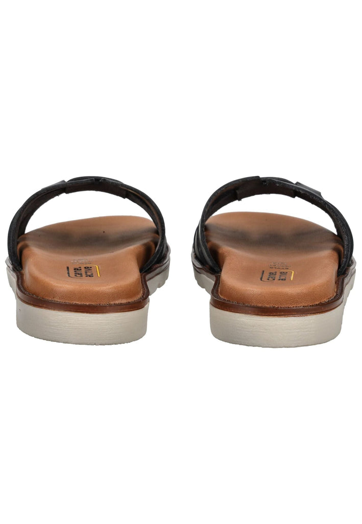 camel active Pantoletten Leder Schwarz