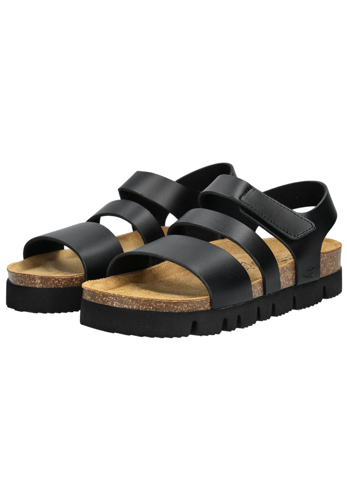 camel active Sandalen Leder Schwarz