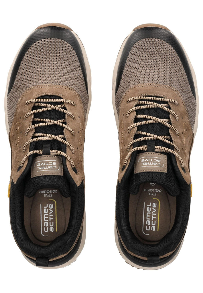 camel active Sneaker Leder/Textil Braun/Schwarz