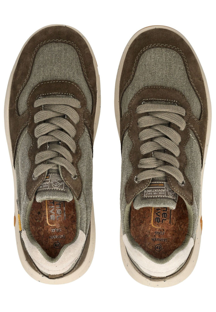camel active Sneaker Leder/Textil Khaki