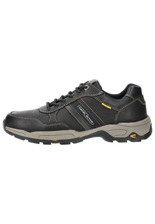 camel active Sneaker Nappaleder Schwarz